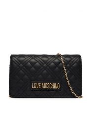 LOVE MOSCHINO Torebka JC4079PP1OLA0000 Czarny. Czarne torebki wieczorowe Love Moschino, bez wzorów, ze skóry, wizytowe, bez kołnierzyka, bez ramiączek. Za 639.99 zł.
