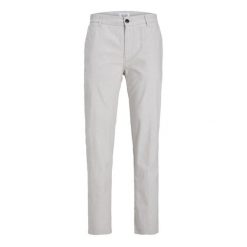 Spodnie Jack & Jones Stace Chino crockery. Spodnie materiałowe męskie Jack&Jones, bez wzorów, sportowe. Za 253.76 zł.