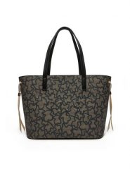 TOUS Torebka Kaos Icon 2002022051 Czarny. Czarne torebki klasyczne damskie Tous, bez wzorów, ze skóry, bez dodatków. Za 769.99 zł.