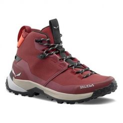 Buty trekkingowe damskie Salewa Puez Mid Powertex. Czerwone obuwie trekkingowe damskie Salewa. Za 859.99 zł.