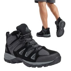 Buty trekkingowe męskie KADVA Traver Mid WP. Czarne buty trekkingowe męskie KADVA, bez zapięcia, trekkingowe. Za 199.99 zł.