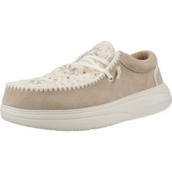 HeyDude Damskie Mokasyny Wendy Comf Suede Crochet. Brązowe mokasyny damskie Hey dude, z materiału. Za 259.00 zł.