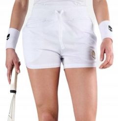 Spodenki tenisowe damskie Hydrogen Tech Shorts. Białe szorty damskie HYDROGEN, bez wzorów, z materiału. Za 249.00 zł.