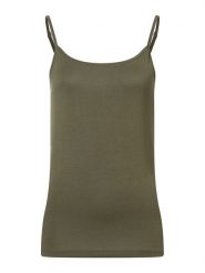 More & More Top w kolorze khaki rozmiar: 36. Brązowe topy damskie MORE & MORE, bez wzorów, bez kołnierzyka. Za 38.95 zł.