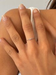 OR Carats Złoty pierścionek z diamentami rozmiar: 54. Szare pierścionki damskie OR Carats, z diamentem, złote. Za 391.99 zł.