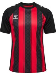 Koszulka Hummel Match striped. Czarne t-shirty damskie HUMMEL, xl, bez wzorów, z poliamidu, bez kołnierzyka. Za 219.50 zł.