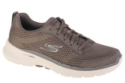 Buty sportowe Sneakersy męskie, Skechers Go Walk 6 Avalo. Brązowe buty sportowe na co dzień męskie Skechers, z materiału, bez zapięcia, trekkingowe. Za 269.99 zł.