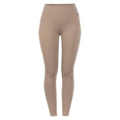 Damskie legginsy jeździeckie z pełną przyczepnością Cavallo Leah. Brązowe legginsy damskie CAVALLO, s, bez wzorów, z materiału. Za 343.00 zł.