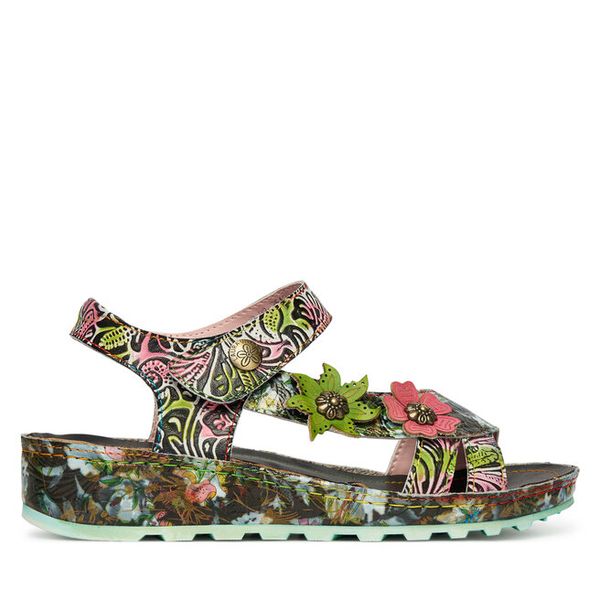 Sandały Laura Vita. Czarne sandały damskie Laura Vita, bez wzorów, bez obcasa, na płaskiej podeszwie. Za 409.99 zł.