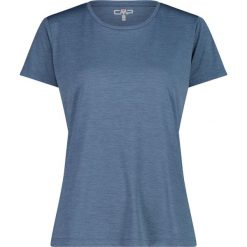 T-shirt damski CMP. Czarne t-shirty damskie CMP, bez wzorów, z materiału, bez kołnierzyka. Za 131.00 zł.