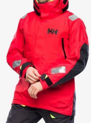 Kurtka męska Helly Hansen Skagen Offshore Jacket. Czerwone kurtki męskie Helly Hansen, l, bez wzorów, z włókna, bez kaptura. Za 1,750.50 zł.