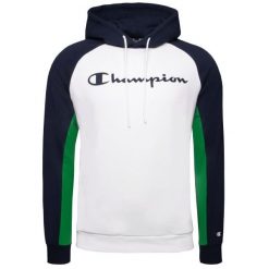 Bluza sportowa męska Champion American Classics. Niebieskie bluzy sportowe męskie CHAMPION, bez wzorów, biznesowe, bez kołnierzyka, bez ramiączek. Za 268.30 zł.