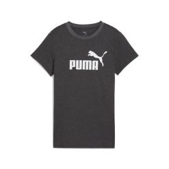 Damska koszulka ESS No. 1 Logo PUMA Dark Gray Heather. Szare bluzki sportowe damskie Puma, m, bez wzorów, z bawełny, bez ramiączek. Za 125.53 zł.