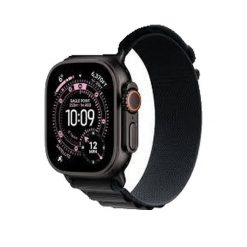 Inteligentny zegarek Apple Ultra 3 stal tytanowa czarny z zapięciem milanese. Czarne zegarki męskie Apple, ze stali. Za 5,503.00 zł.