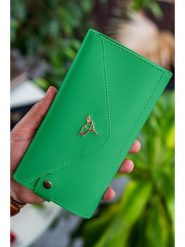 BAGmori Portfel w kolorze zielonym - 20 x 10 x 3 cm rozmiar: onesize. Zielone portfele damskie BAGmori, bez wzorów, z materiału. Za 56.99 zł.