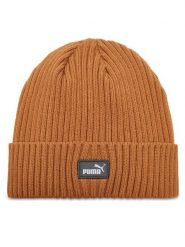 Puma Czapka Classic Cuff Beanie 024826 05 Brązowy. Brązowe czapki zimowe damskie Puma, z materiału. Za 99.99 zł.
