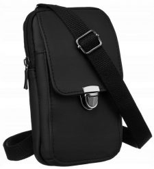 Mini torebka damska Rovicky DHN-201-CLB czarna. Czarne torebki klasyczne damskie ROVICKY, bez wzorów, ze skóry ekologicznej, bez dodatków. Za 69.99 zł.