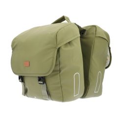 Tylna torba z regulowanymi paskami i zapięciem na rzep P2R Hapo G. Zielone torebki klasyczne damskie HAPO-G, bez wzorów, bez dodatków. Za 351.55 zł.