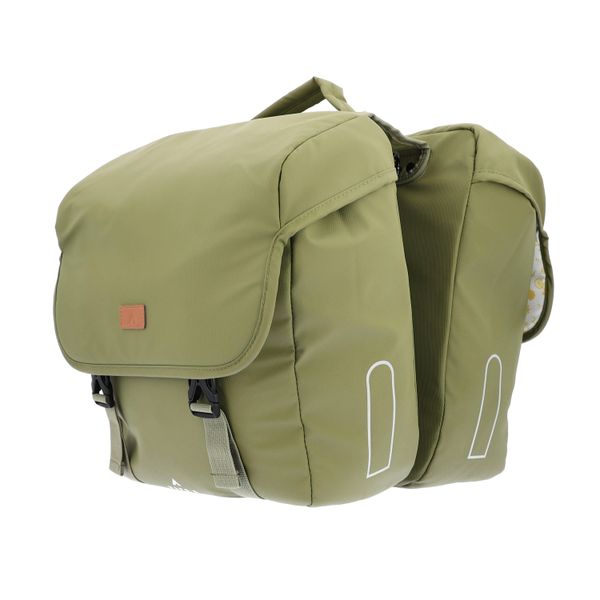 Tylna torba z regulowanymi paskami i zapięciem na rzep P2R Hapo G. Zielone torebki klasyczne damskie HAPO-G, bez wzorów, bez dodatków. Za 368.00 zł.