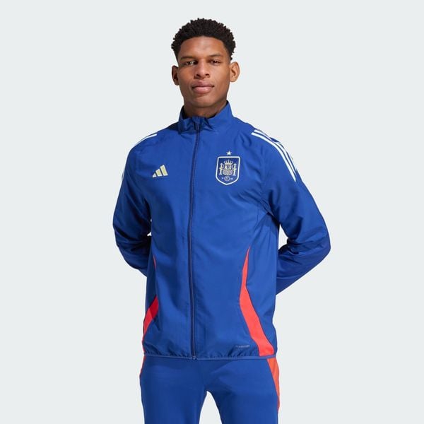 Bluza Spain Tiro 24 Competition Presentation. Czerwone bluzy bez kaptura męskie Adidas, xl, z materiału. W wyprzedaży za 316.45 zł.