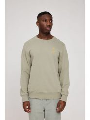 MAZINE Bluza "Back Print" w kolorze jasnozielonym rozmiar: M. Zielone bluzy bez kaptura męskie MAZINE, m, z bawełny. Za 149.31 zł.