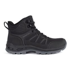 Vico Czarne wysokie trekkingowe buty męskie. Czarne buty trekkingowe męskie bez zapięcia, outdoorowe. Za 260.45 zł.