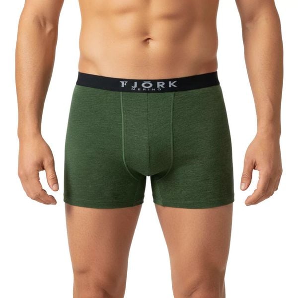 Bokserki Strahlorn Merino – opakowanie 2 szt. Czarne bokserki męskie FJORK MERINO, bez wzorów, z nylonu. Za 399.00 zł.