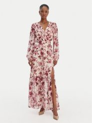 Guess Sukienka wieczorowa W6RK39 WJ712 Écru Regular Fit. Sukienki damskie Guess, xs, z aplikacjami, z syntetyku, wizytowe, bez kołnierzyka, bez ramiączek. Za 699.99 zł.