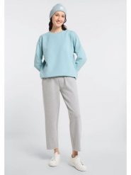 ELBSAND Spodnie dresowe "Piku" w kolorze szarym rozmiar: S. Szare spodnie dresowe damskie ELBSAND, s, bez wzorów, z bawełny. Za 168.95 zł.