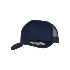 Czapka Trucker courbé en mousse Flexfit YP Classics. Niebieskie czapki męskie FLEXFIT, bez wzorów, eleganckie. Za 87.00 zł.