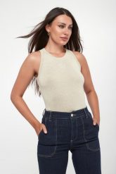 Top damski z lureksu LIU JO. Topy damskie Liu Jo, l, bez wzorów, bez kołnierzyka. Za 539.00 zł.