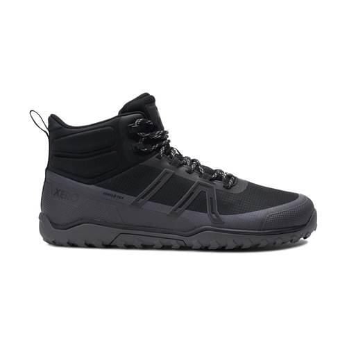 Buty trekkingowe męskie Xero Shoes TMXMBKAPM. Czarne buty trekkingowe męskie XERO SHOES, z materiału, za kostkę, bez zapięcia, trekkingowe. Za 831.00 zł.