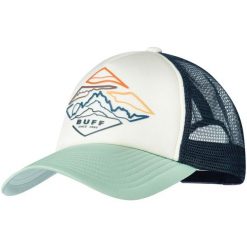 Czapka z daszkiem Trucker Luster Flint. Białe czapki z daszkiem damskie Buff, bez wzorów, z poliesteru. Za 119.99 zł.