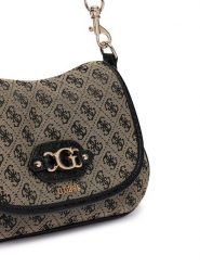 Guess Torebka Samantha HWJT23 13190 Beżowy. Brązowe torebki klasyczne damskie Guess, z aplikacjami, z materiału, bez dodatków. Za 584.99 zł.