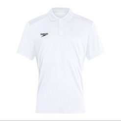 Koszulka T-Shirt męski Speedo Club Dry Polo. Niebieskie koszulki polo męskie Speedo, m, bez wzorów, bez ramiączek. Za 83.78 zł.