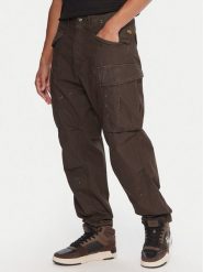 G-Star Raw Spodnie materiałowe MA1 Cargo D26945-D388 Brązowy Regular Fit. Brązowe spodnie materiałowe męskie G-Star Raw, bez wzorów, z bawełny, retro. Za 699.99 zł.