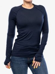 Bluza termoaktywna damska Houdini Desoli Light Crew. Niebieskie bluzy bez kaptura damskie Houdini, m, z materiału. Za 570.05 zł.