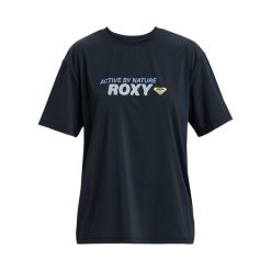 Koszulka z krótkim rękawem dla Kobiety BOUNDLESS SPIRIT. Brązowe bluzki sportowe damskie Roxy, bez wzorów, z elastanu, bez ramiączek. Za 159.99 zł.
