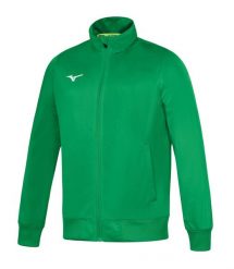 Kurtka z dresu Mizuno Team Core. Zielone kurtki męskie Mizuno, m, bez wzorów, z dresówki, sportowe, bez kaptura. Za 172.50 zł.