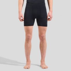 Bokserki męskie Odlo Boxer PERFORMANCE X-LIGHT ECO. Czarne szorty męskie Odlo, na lato, bez wzorów. Za 179.99 zł.