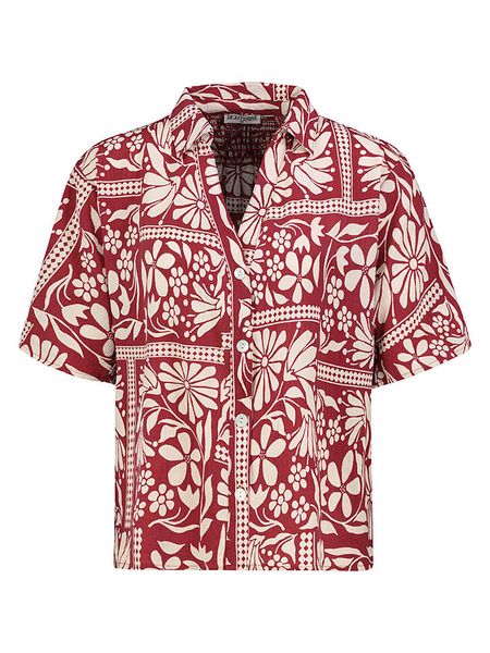 Eight2Nine Bluzka w kolorze czerwono-kremowym rozmiar: M. Czerwone bluzki damskie Eight2Nine, m, bez wzorów, bez kołnierzyka, bez ramiączek. Za 82.99 zł.