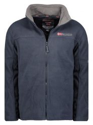 Geographical Norway Kurtka polarowa "Tamazonie" w kolorze granatowym rozmiar: L. Niebieskie kurtki męskie Geographical Norway, l, bez wzorów, z polaru, bez kaptura. Za 109.78 zł.