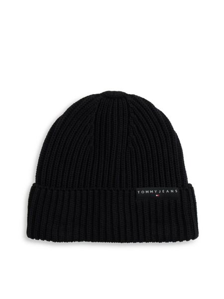 Tommy Jeans Czapka Mężczyźni Bawełna czarny, ONE SIZE. Czarne czapki męskie Tommy Jeans, bez wzorów, z bawełny. Za 129.95 zł.