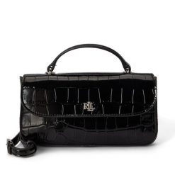 Torebka LAUREN RALPH LAUREN. Czarne torebki klasyczne damskie Lauren Ralph Lauren, bez wzorów, bez dodatków. Za 1,199.00 zł.