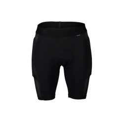 Spodenki kolarskie męskie POC Synovia VPD. Czarne szorty męskie POC, bez wzorów, z materiału, sportowe. Za 387.99 zł.