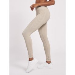 Damskie legginsy mid-rise Hummel Clea. Szare legginsy damskie HUMMEL, bez wzorów. Za 166.50 zł.