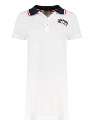 ANAPURNA Sukienka "Kareteak" w kolorze białym rozmiar: XXL. Białe sukienki damskie ANAPURNA, na co dzień, xxl, bez wzorów, z bawełny, bez kołnierzyka, bez ramiączek, mini, proste. Za 73.99 zł.