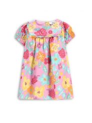 Coccodrillo Sukienka letnia WC5128201MGN Kolorowy Regular Fit. Sukienki dziewczęce COCCODRILLO, na lato, bez wzorów, z bawełny, bez ramiączek. Za 49.90 zł.