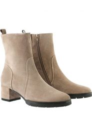 Högl Skórzane botki "Diana" w kolorze beżowym rozmiar: 37,5. Brązowe botki damskie HÖGL, eleganckie, bez obcasa, bez zapięcia. Za 330.67 zł.