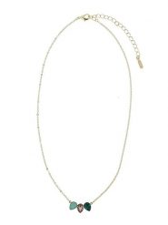 Otazu Pozłacany naszyjnik z kryształami Swarovski - dł. 42 cm rozmiar: onesize. Brązowe naszyjniki damskie Otazu, pozłacane. Za 232.78 zł.
